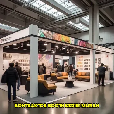 kontraktor booth kediri murah